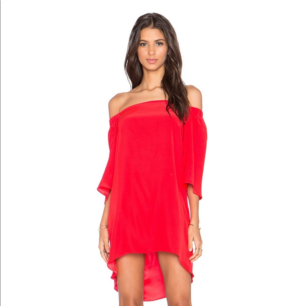 X REVOLVE Nirvana Off the Shoulder Dress